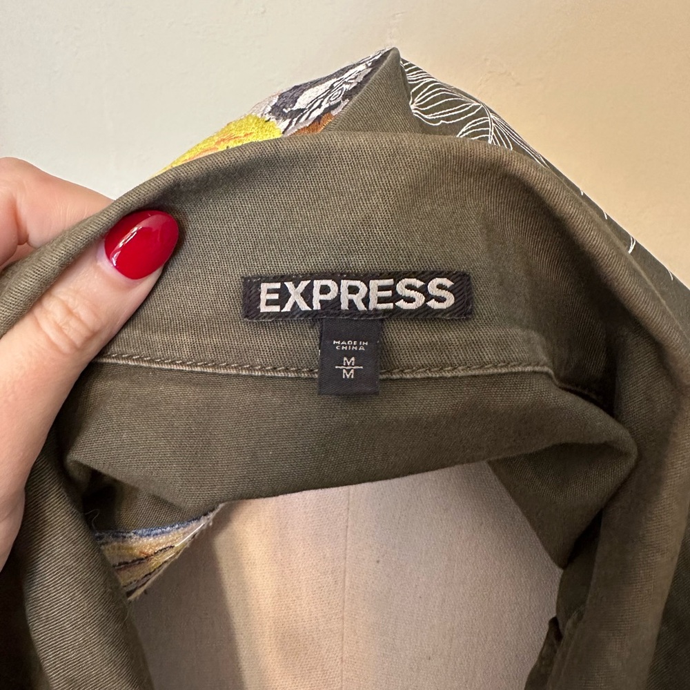 Express Embroidered Army Jacket - Picture 5 of 5